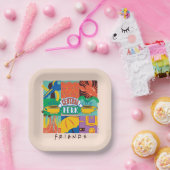 Assiettes En Carton AMIS™ | Central Perk Vibrant Graphic (Fête)