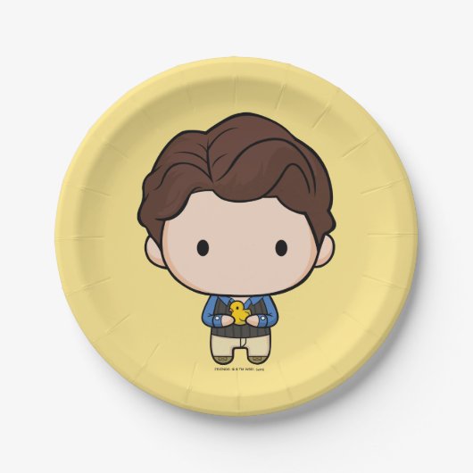 Assiettes En Carton AMIS™ | Chandler Chibi (Devant)