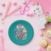 Assiettes En Carton AMIS™ | Collage de dessin (Fête)