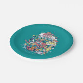 Assiettes En Carton AMIS™ | Collage de dessin (Angle)