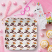 ASSIETTES EN CARTON AMIS DE CHAMPIGNONS (Fête)