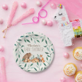 Assiettes En Carton Amis des animaux de forêt (Fête)