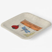 Assiettes En Carton Amis du jardin (Angulaire)