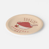 Assiettes En Carton AMIS™ | Ils ont ruiné Cranberry Day (Angle)