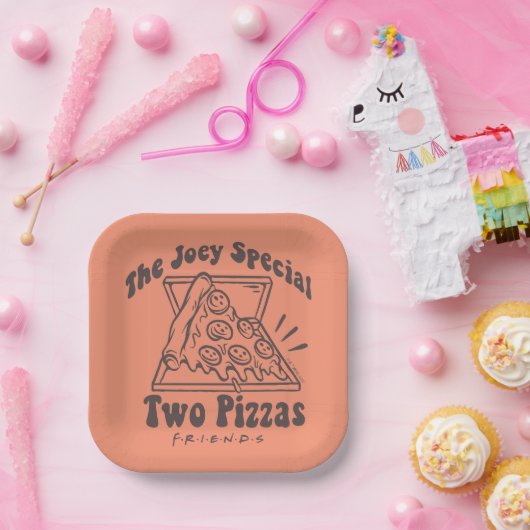 Assiettes En Carton AMIS™ | Joey Pizza Citation (Fête)