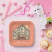 Assiettes En Carton AMIS™ | Monica's Apartment Building (Fête)