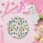 Assiettes En Carton AMIS™ | Motif d'icône de Noël (Fête)