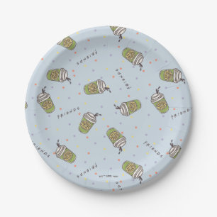 Assiettes En Carton AMIS™ Polka Dot Central Perk Motif