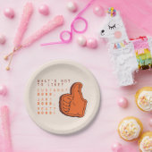 Assiettes En Carton AMIS™ | Qu'est-ce qui ne plaît pas ? (Fête)
