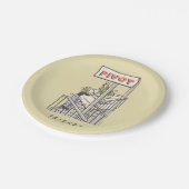 Assiettes En Carton AMIS™ | Ross et Rachel PIVOT (Angle)