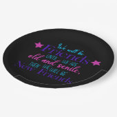 Assiettes En Carton amitié 1 (Angle)