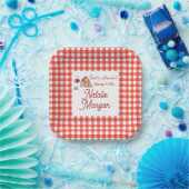 Assiettes En Carton Amore de style italien 2 Baby Shower pour future m (Fête)