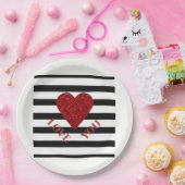 Assiettes En Carton Amour (Fête)