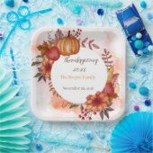 Assiettes En Carton Amour Automne Thanksgiving Dîner (Fête)