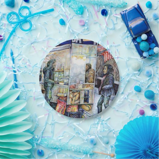 Assiettes En Carton Amour avec les problèmes, et en difficulté avec l' (Fête)