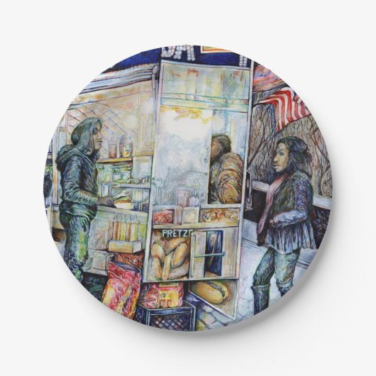 Assiettes En Carton Amour avec les problèmes, et en difficulté avec l' (Devant)