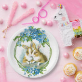 Assiettes En Carton Amour de lapin (Fête)