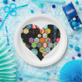 Assiettes En Carton amour de maths (Fête)
