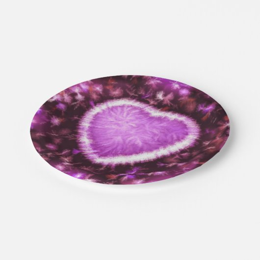 Assiettes En Carton Amour éternel (Angle)