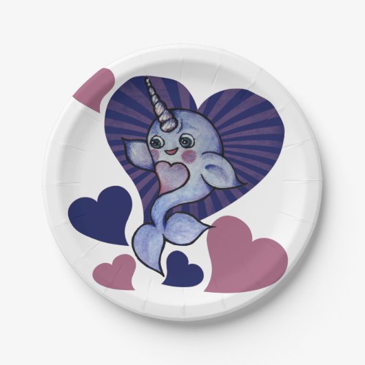 Assiettes En Carton Amour étroit (Devant)