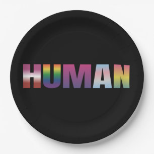 Assiettes En Carton Amour gay pride est Amour LGBT Arc-en-ciel Couleur