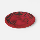 Assiettes En Carton Amour, Mariage (Angle)