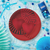 Assiettes En Carton Amour, Mariage (Fête)