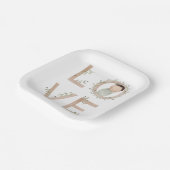 Assiettes En Carton Amour | Nouveau bébé (Angulaire)