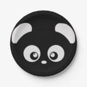 Assiettes En Carton Amour Panda® (Devant)