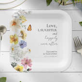 Assiettes En Carton Amour, rire et bonheur toujours après Mariage
