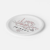 Assiettes En Carton Amour, rire et FRIENDSMC (Angle)