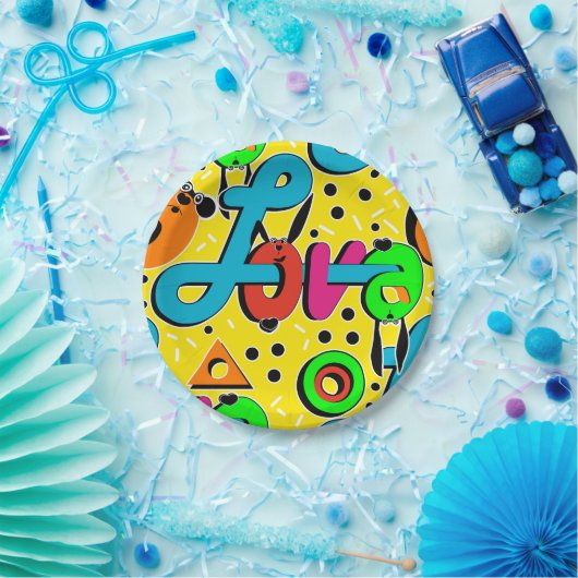 Assiettes En Carton Amour, Saint Valentin (Fête)