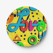 Assiettes En Carton Amour, Saint Valentin (Devant)