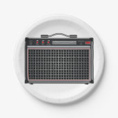 Assiettes En Carton Amplificateur de guitare électrique (Devant)