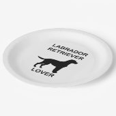 Assiettes En Carton ampoule de laboratoire noire (Angle)