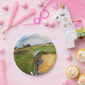 Assiettes En Carton Amusant Australian Golf Design, Plaques de papier (Fête)