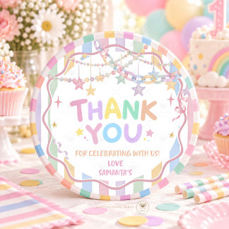 Assiettes En Carton Amusant d'être un premier anniversaire