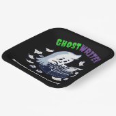 Assiettes En Carton Amusant Écrivain Ghost Extraordinaire Cute Ghost (Angulaire)