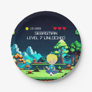 Assiettes En Carton Amusant Novelty Computer Jeu Anniversaire Fête