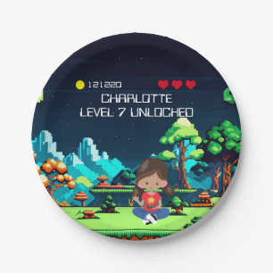 Assiettes En Carton Amusant Novelty Computer Jeu Anniversaire Fête