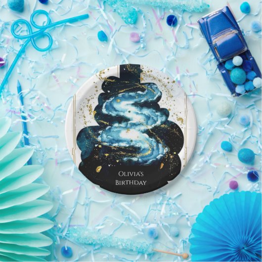 Assiettes En Carton Amusants Comet Space Anniversaire (Fête)