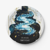 Assiettes En Carton Amusants Comet Space Anniversaire (Devant)