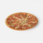 Assiettes En Carton Amusants Nouveautés Cool Fromage Pizza Grill Party (Angle)