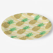 Assiettes En Carton Ananas (Angle)
