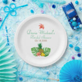 Assiettes En Carton Ananas tropical (Fête)
