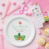 Assiettes En Carton Ananas tropical (Fête)