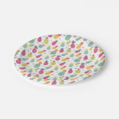 Assiettes En Carton Ananas tropical (Angle)