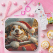 Assiettes En Carton Anatolie Berger Chien Roller Dessous de verre Noël (Fête)