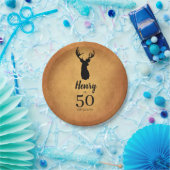 Assiettes En Carton Ancien Buck 50e Anniversaire Plaques papier fête (Fête)