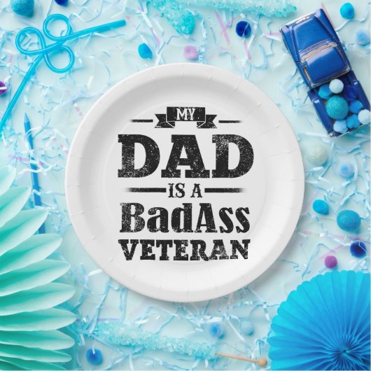 Assiettes En Carton Ancien combattant (Fête)